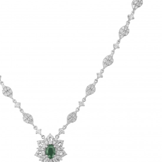 Emerald Bloom Necklace 